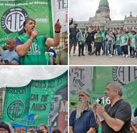 ATE MARCHÓ EN CONTRA DE LA REFORMA LABORAL