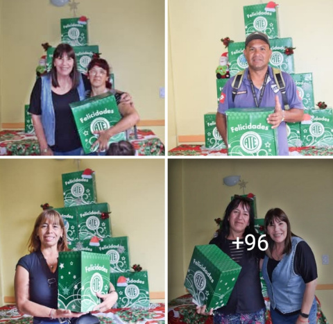 ATE QUILMES COMENZÓ LA ENTREGA DE LAS CAJAS NAVIDEÑAS EN ATE QUILMES