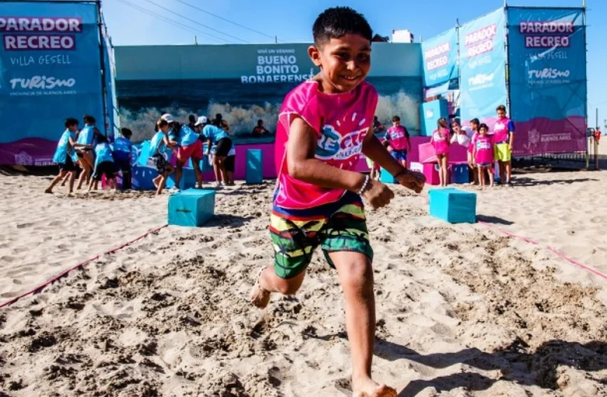 LA PROVINCIA ABRE LOS PARADORES GRATUITOS RECREO EN MIRAMAR Y VILLA GESELL