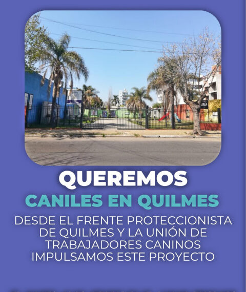 PIDEN CANILES EN LAS PLAZAS