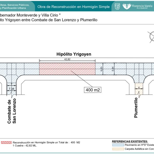 RECONSTRUCCIÓN DE PAVIMENTO EN VILLA CIRIO Y GOBERNADOR MONTEVERDE