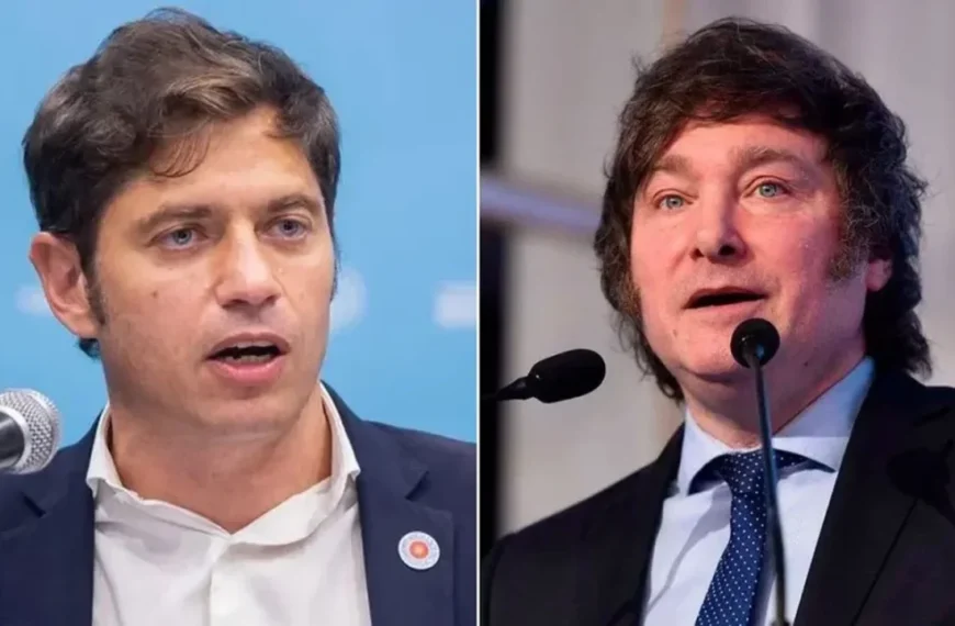 UNA ENCUESTA MIDE UN HIPOTÉTICO MANO A MANO ELECTORAL ENTRE MILEI Y KICILLOF EN EL CONURBANO