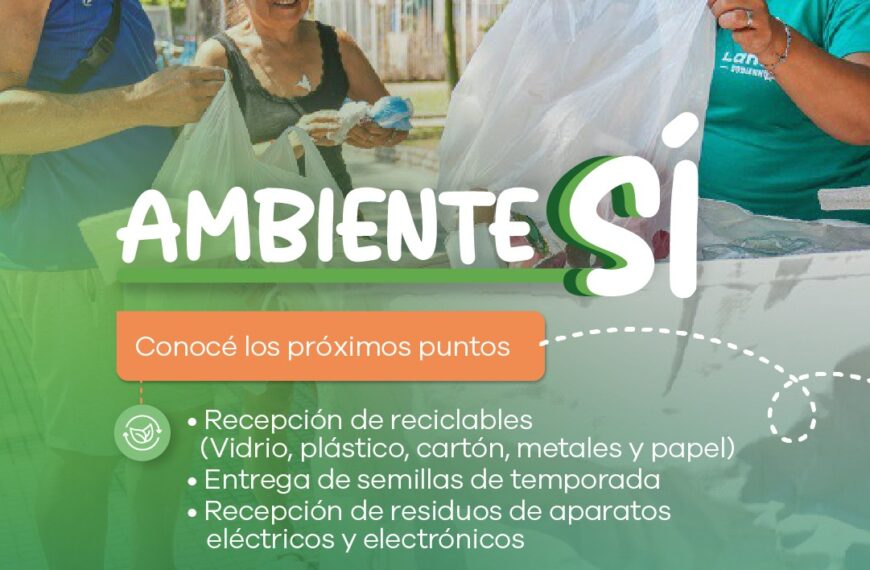 CONTINÚA CON EL OPERATIVO ¡AMBIENTE SÍ! EN DISTINTOS PUNTOS DE LANÚS