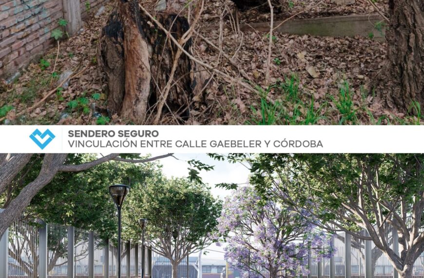 LANÚS GOBIERNO CONTINÚA CON LAS OBRAS DEL SENDERO SEGURO PARA LAS ESCUELAS «JOHN F. KENNEDY» Y «CNEL. LUIS PIEDRABUENA»