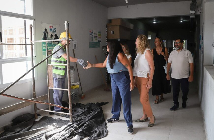 CONTINÚAN LAS OBRAS DE AMPLIACIÓN EN LA ESCUELA DE EDUCACIÓN SECUNDARIA TÉCNICA N° 1