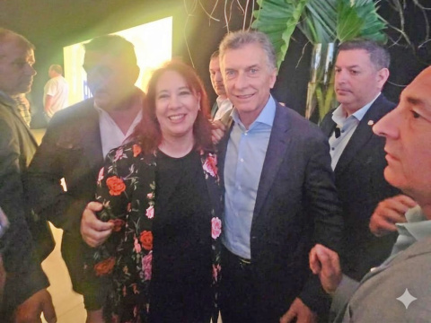 SANDRA MASSIMINO PARTICIPÓ JUNTO A MAURICIO MACRI DEL ENCUENTRO DEL PRO EN PARQUE NORTE
