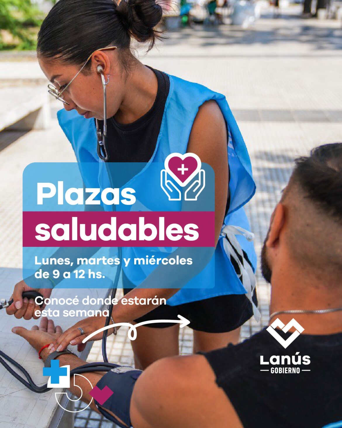 LANÚS: INVITAN A PARTICIPAR DE UNA NUEVA EDICIÓN DEL PROGRAMA «PLAZAS SALUDABLES»