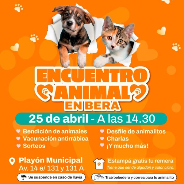 BERAZATEGUI SE PREPARA PARA EL ENCUENTRO POR EL DÍA DEL ANIMAL