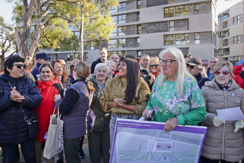 COMENZÓ LA CONSTRUCCIÓN DEL NUEVO PASEO CULTURAL Y DEPORTIVO DON BOSCO CON FONDOS 100% COMUNALES