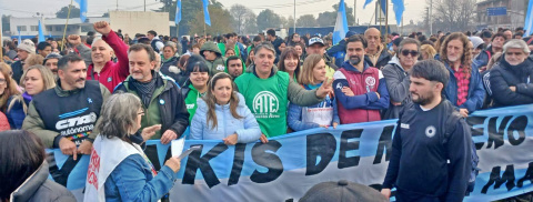 ATE MARCHÓ POR TROPAS ESTADOUNIDENSES, EN EL PAIS