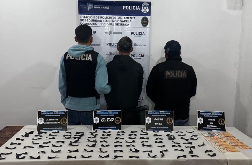 HUYÓ DE LA POLICÍA Y FUE DETENIDO POR COMERCIALIZACIÓN DE ESTUPEFACIENTES