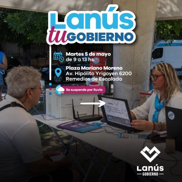 SE DESARROLLARÁ UNA NUEVA EDICIÓN DEL OPERATIVO «LANÚS TU GOBIERNO» EN REMEDIOS DE ESCALADA