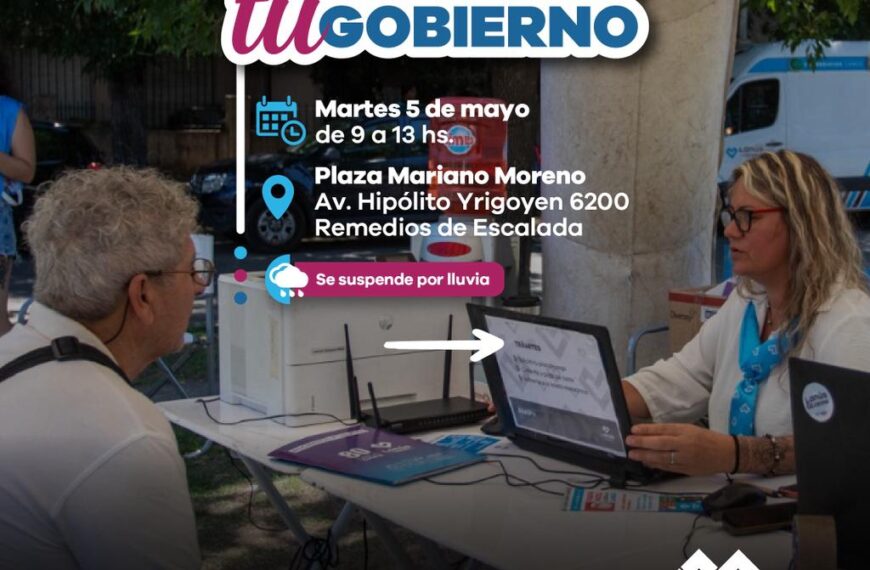 SE DESARROLLARÁ UNA NUEVA EDICIÓN DEL OPERATIVO «LANÚS TU GOBIERNO» EN REMEDIOS DE ESCALADA