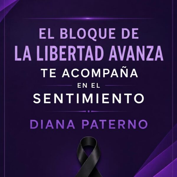CONCEJALES DE LLA DE BERAZATEGUI ENVIAN PESAME A SU PAR DIANA PATERNO