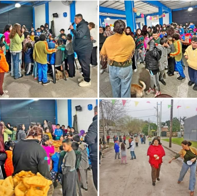 FESTEJARON EL DIA DEL NIÑO EN IGLESIA «TIEMPO DE GRACIA», EZPELETA