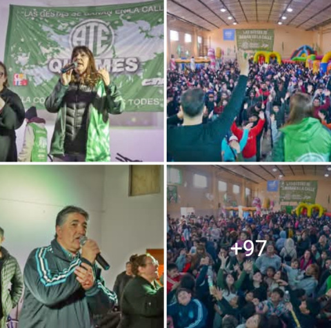 ATE QUILMES REALIZO LA «MEGA FIESTA DE LAS NIÑECES»