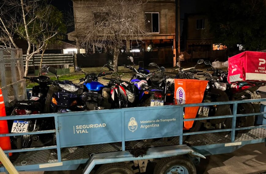 LA PATRULLA URBANA MUNICIPAL SECUESTRÓ MÁS DE UNA DECENA DE VEHÍCULOS EN UN MEGAOPERATIVO DE CONTROL VEHICULAR