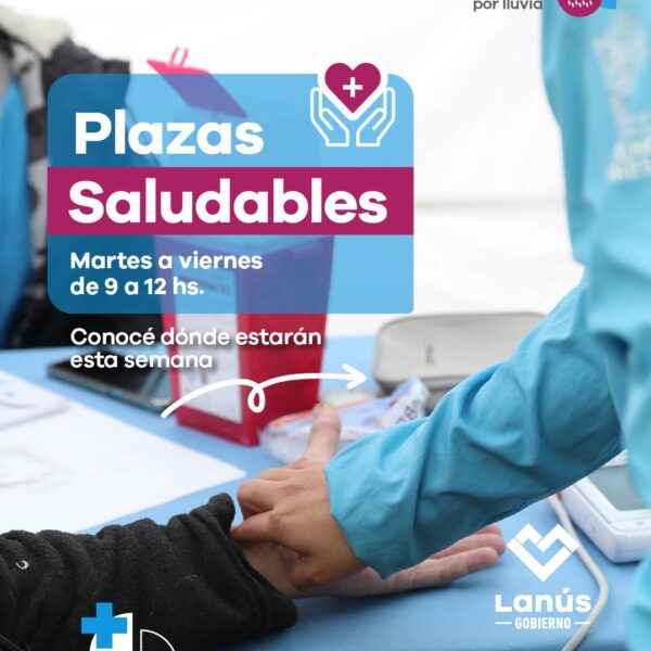 LANÚS: NUEVA EDICIÓN DEL PROGRAMA «PLAZAS SALUDABLES»
