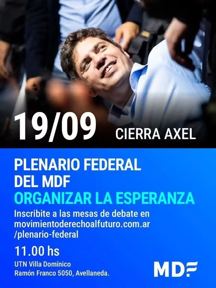 KICILLOF CERRARÁ EL PLENARIO FEDERAL ESTE SABADO EN DOMINICO