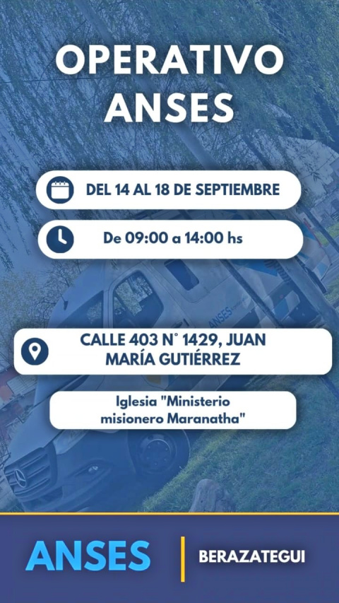 OPERATIVO ANSES EN GUTIERREZ