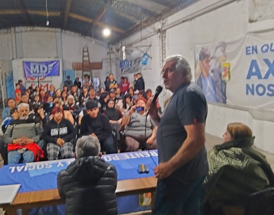 LA AGRUPACION «NUEVA VISION» BRINDÓ SU APOYO A AXEL KICILLOF