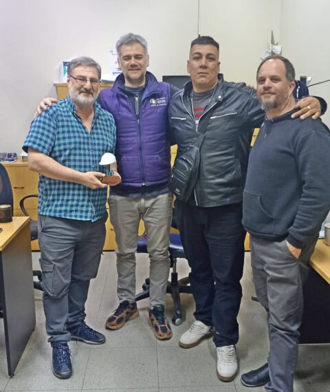 INTENSA ACTIVIDAD DE DAMIAN VAZQUEZ DE LA UOCRA REGIONAL QUILMES