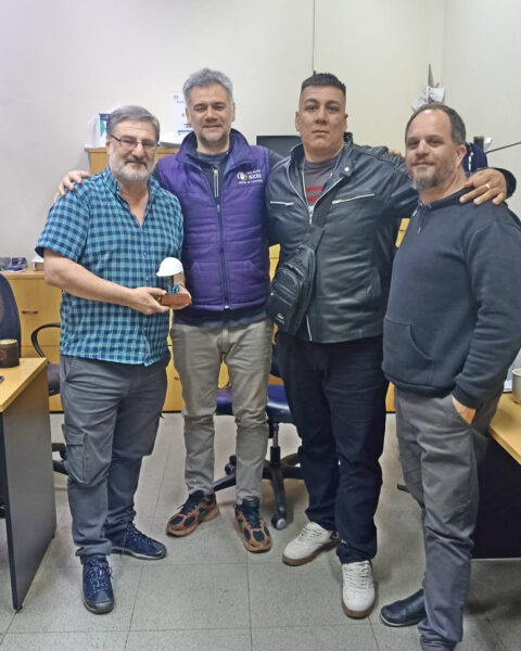 INTENSA ACTIVIDAD DE DAMIAN VAZQUEZ DE LA UOCRA REGIONAL QUILMES