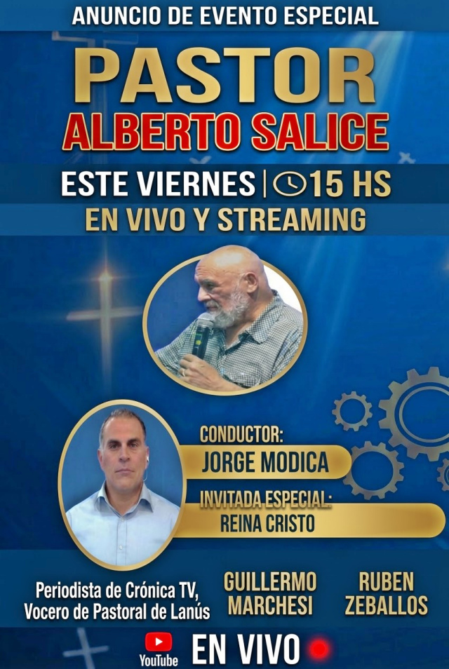 STREAMING BETEL: PASTOR SALICE, GUILLERMO MARCHESI, RUBEN ZEBALLOS, RICARDO RIJ, MARCELO MUCHI Y REINA CRISTO