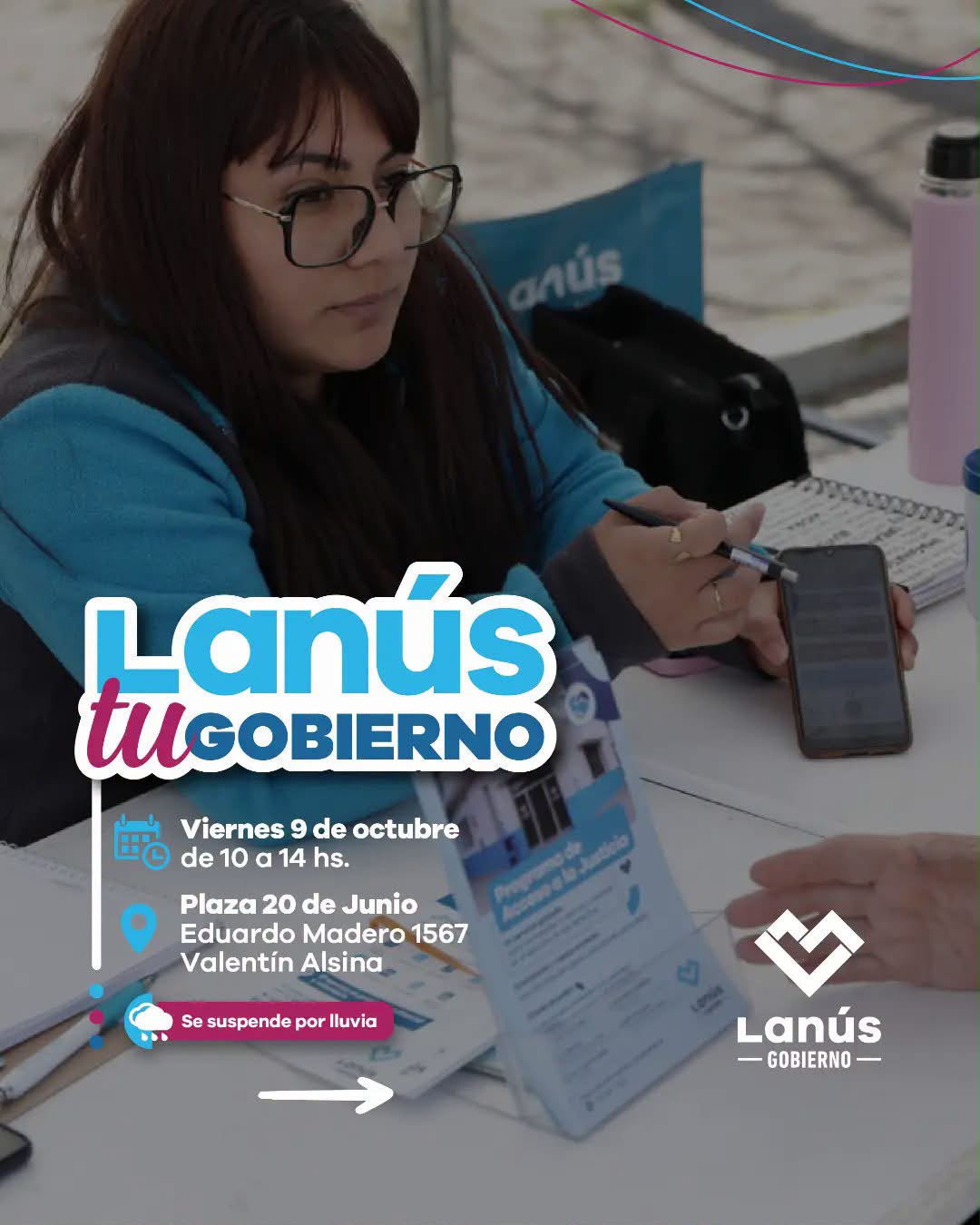 SE LLEVARÁ A CABO UNA NUEVA EDICIÓN DEL OPERATIVO «LANÚS TU GOBIERNO» EN VALENTÍN ALSINA